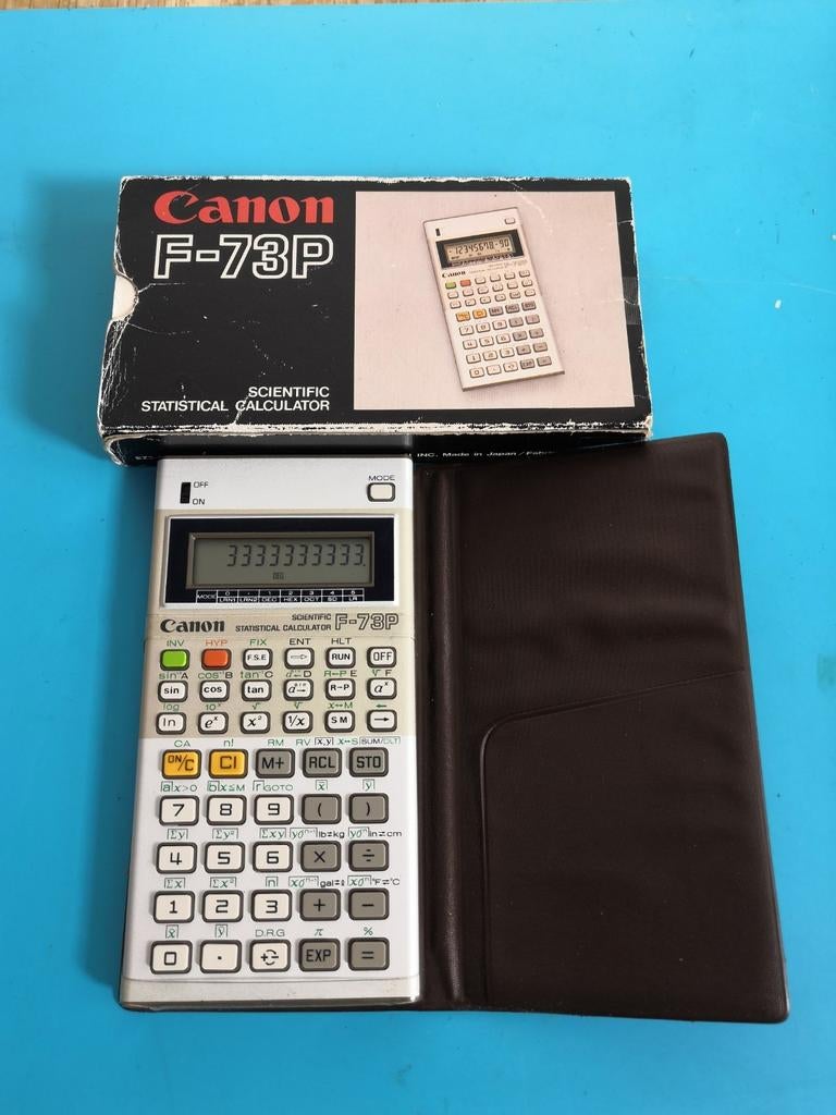 Canon calcutrice 1981 vintage, Enlèvement ou Envoi, Comme neuf