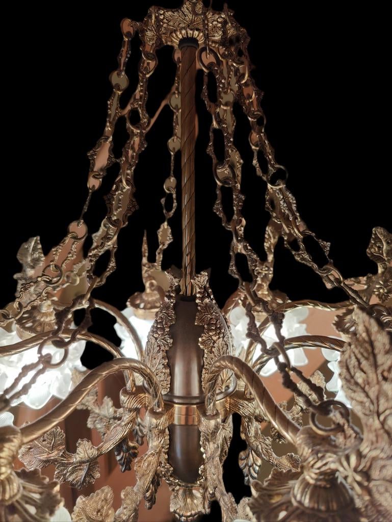 Bronzen luster, Antiek en Kunst, Ophalen