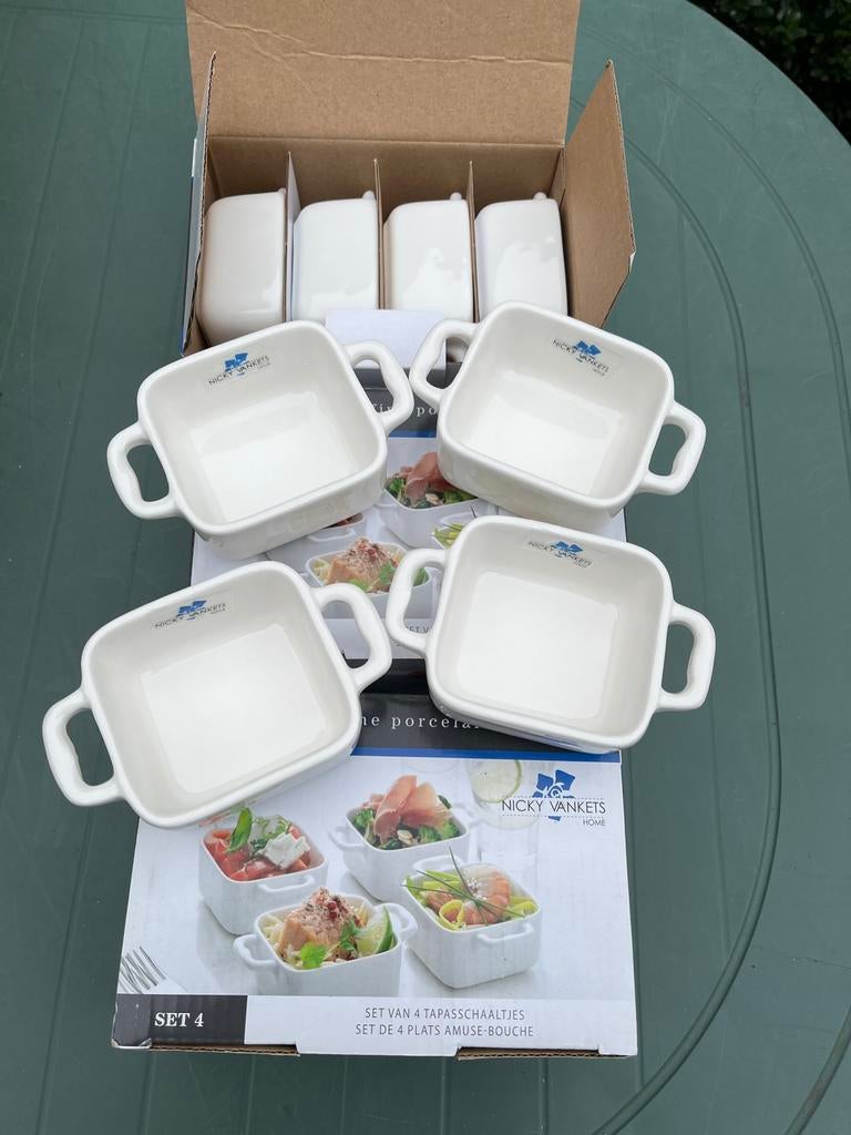 Nicky Vankets 12 kleine tapasschaaltjes NIEUW🥗🍿🍛, Neuf, Uni, Enlèvement, Balance ou Balances