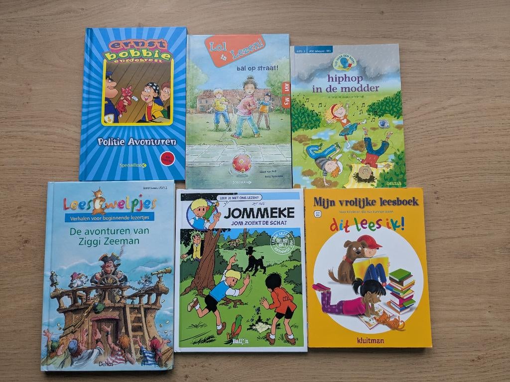 Pakket / lot 6 boeken leesniveau AVI 2 - AVI M3, Boeken, Ophalen of Verzenden, Zo goed als nieuw, Jef Nys, Fictie algemeen