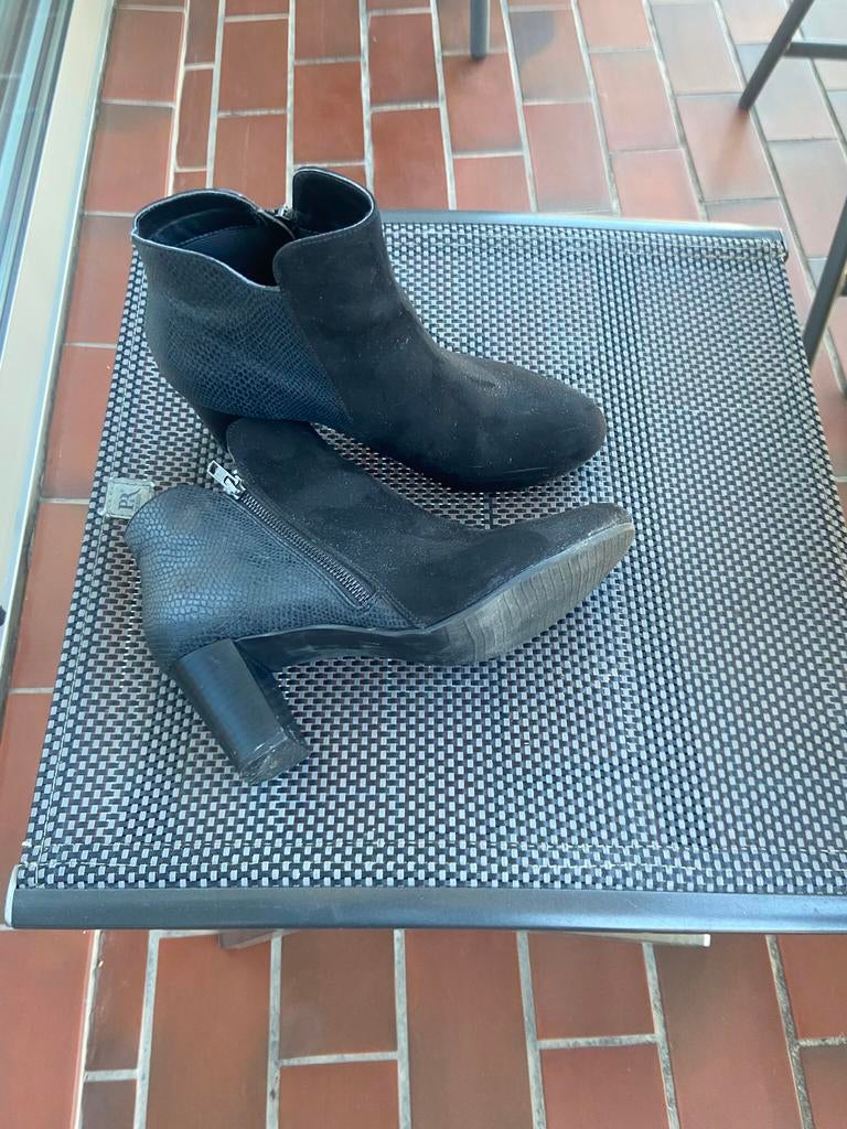 Enkellaarsjes, Vêtements | Femmes, Comme neuf, Enlèvement, Boots et Botinnes, Noir