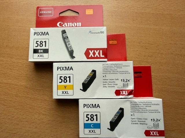 Cartouches Canon PIXMA CLI-581XXL BK-Y-C, Enlèvement ou Envoi, Neuf, Cartridge, Canon