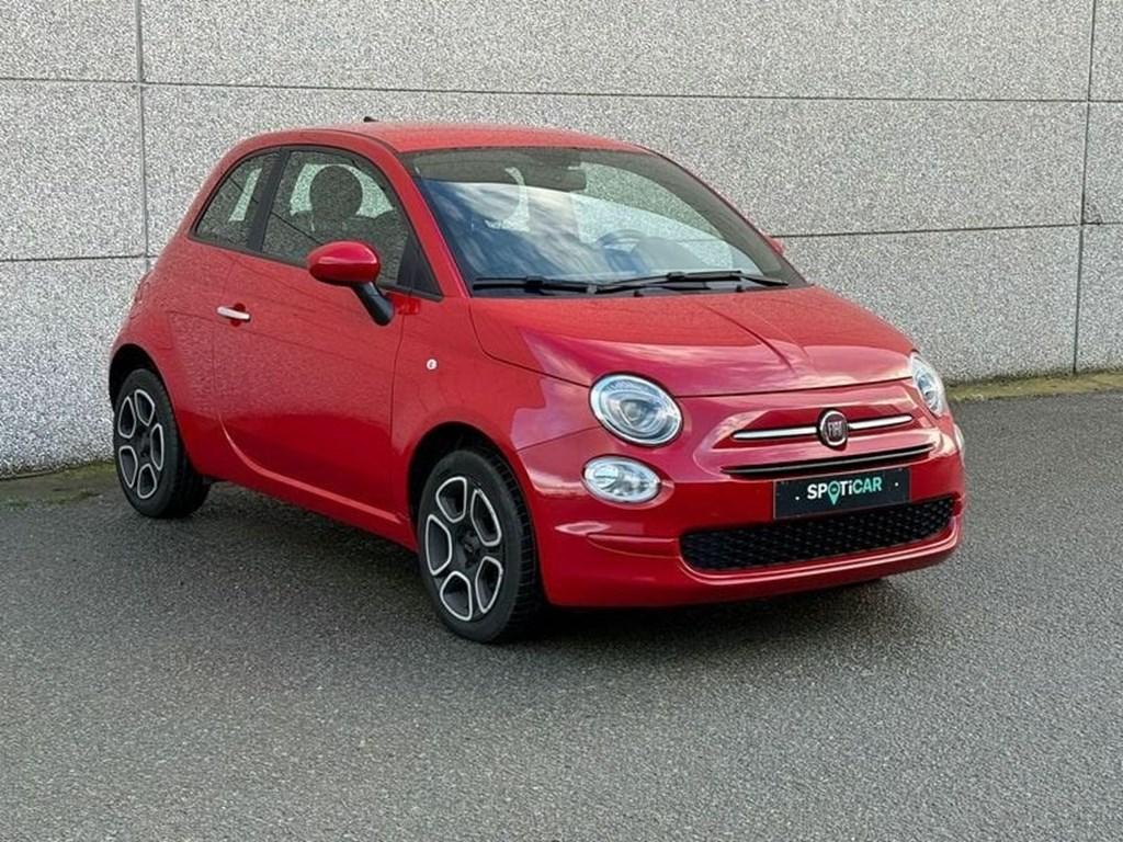 Fiat 500 *CAR PLAY*AC* 1.0 Benz/Hybrid, Auto's, 4 zetels, Zwart, Bedrijf, Handgeschakeld
