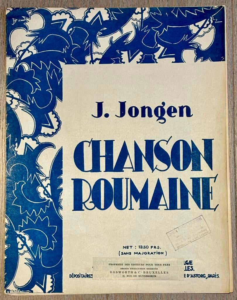 J. Boy CHANSON ROUMAINE (original de René Magritte), Livres, Art & Culture | Arts plastiques, Utilisé, Autres sujets/thèmes, Enlèvement ou Envoi