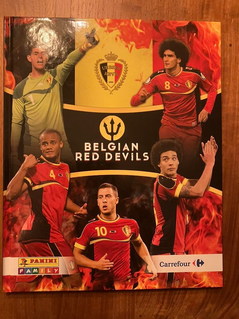 Panini sticker album Belgian Red Devils 2014, Enlèvement ou Envoi, Comme neuf, Album d'images