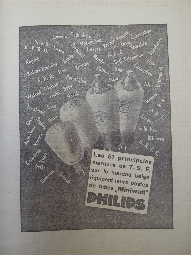 oude TV Philips lampen 1934 foto afmetingen 24 x 31 cm, Foto, Ophalen of Verzenden, Zo goed als nieuw, Voor 1940