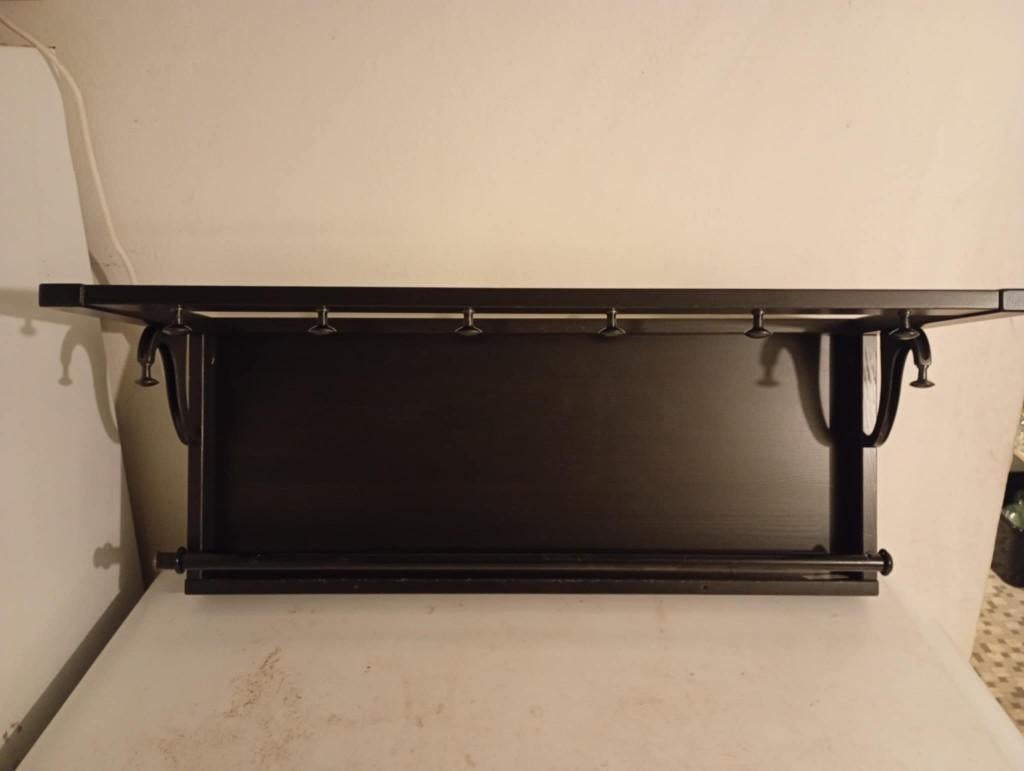 Hemnes kapstok Ikea zwart, Huis en Inrichting, Overige materialen, Gebruikt, Minder dan 100 cm, Ophalen