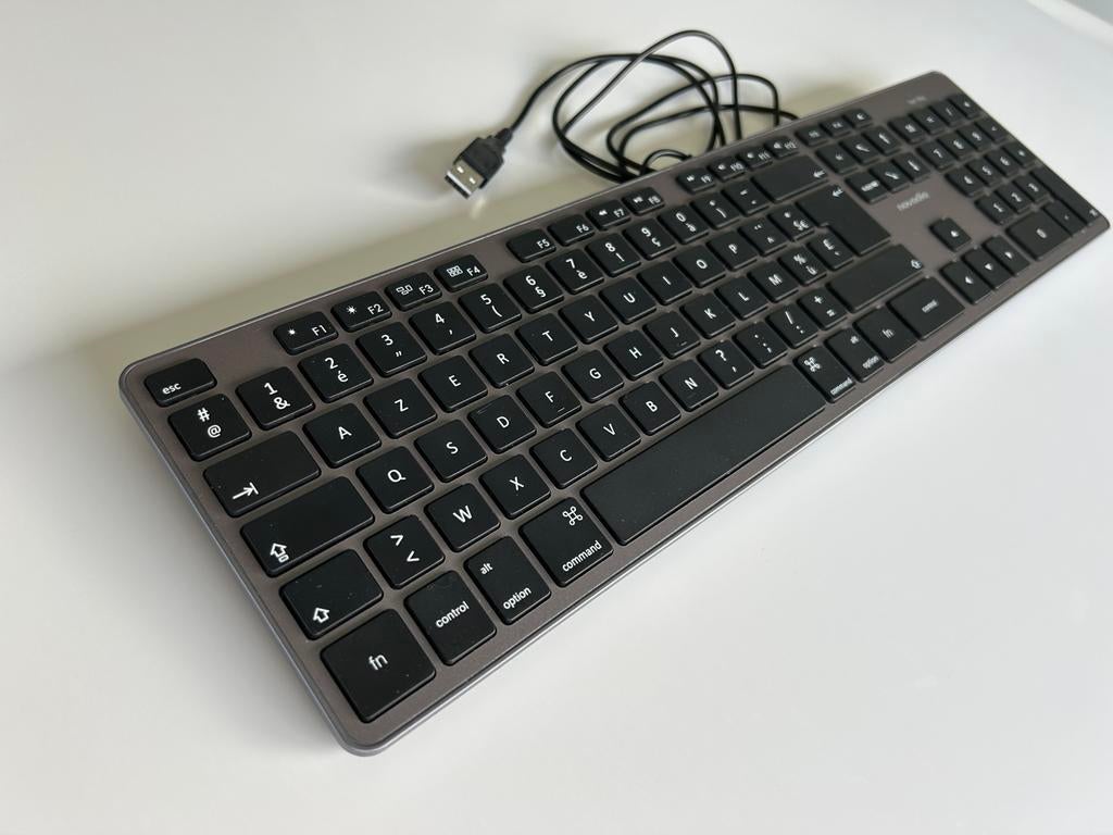 Clavier filaire USB Novodio Touch Keyboard AZERTY, Enlèvement ou Envoi, Azerty, Comme neuf, Filaire