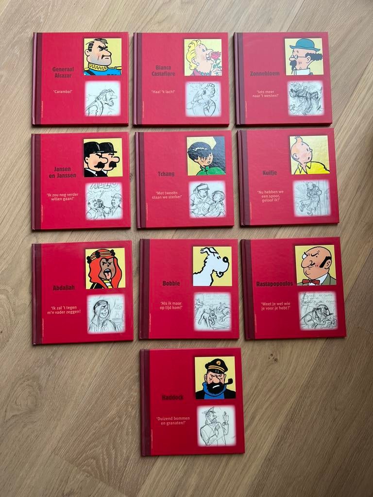 Unieke verzamelset boeken van Kuifje van édtions moulinsart, Verzamelen, Ophalen of Verzenden, Kuifje, Zo goed als nieuw