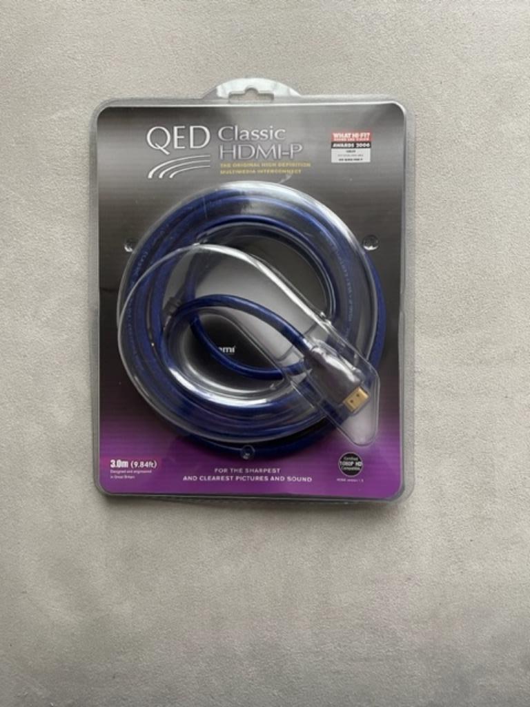 QED CLASSIC HDMI 3m, Ophalen, Zo goed als nieuw, 2 tot 5 meter, HDMI-kabel