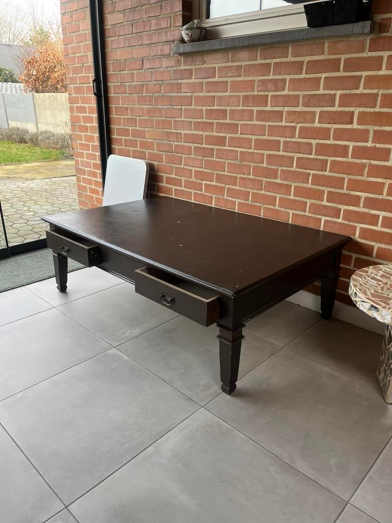 Grote salontafel 1,5m op 1m, Huis en Inrichting, Ophalen, Zo goed als nieuw