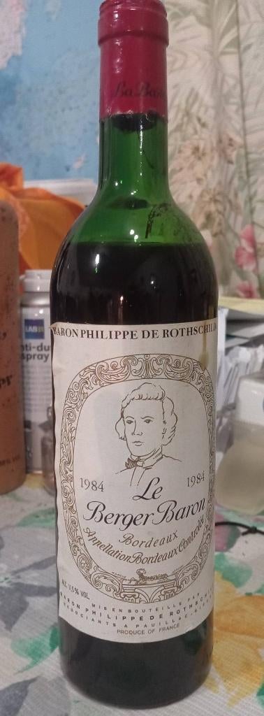 baron philippe de rothschild berger baron bordeaux 1984, Ophalen