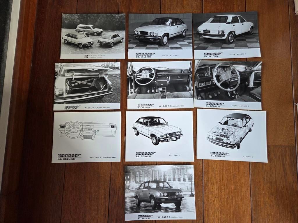 61x Photo de presse d' Austin Morris Allegro, Enlèvement ou Envoi, Comme neuf