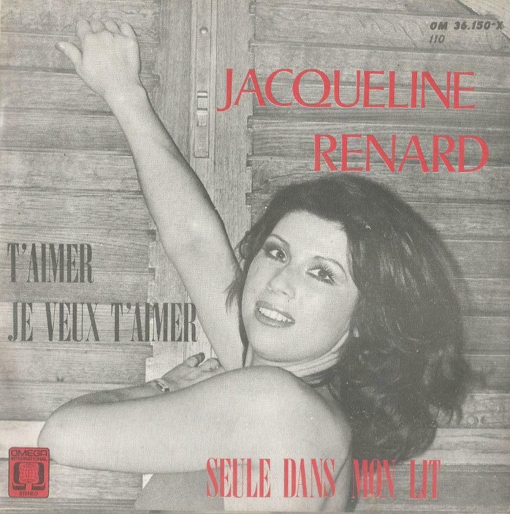 Jacqueline Renard – T’aimer je veux t’aimer / Seule dans mon, Enlèvement ou Envoi, Utilisé, Pop