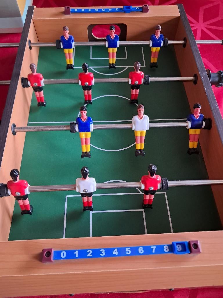 Kleine tafelvoetbal, Ophalen, Gebruikt