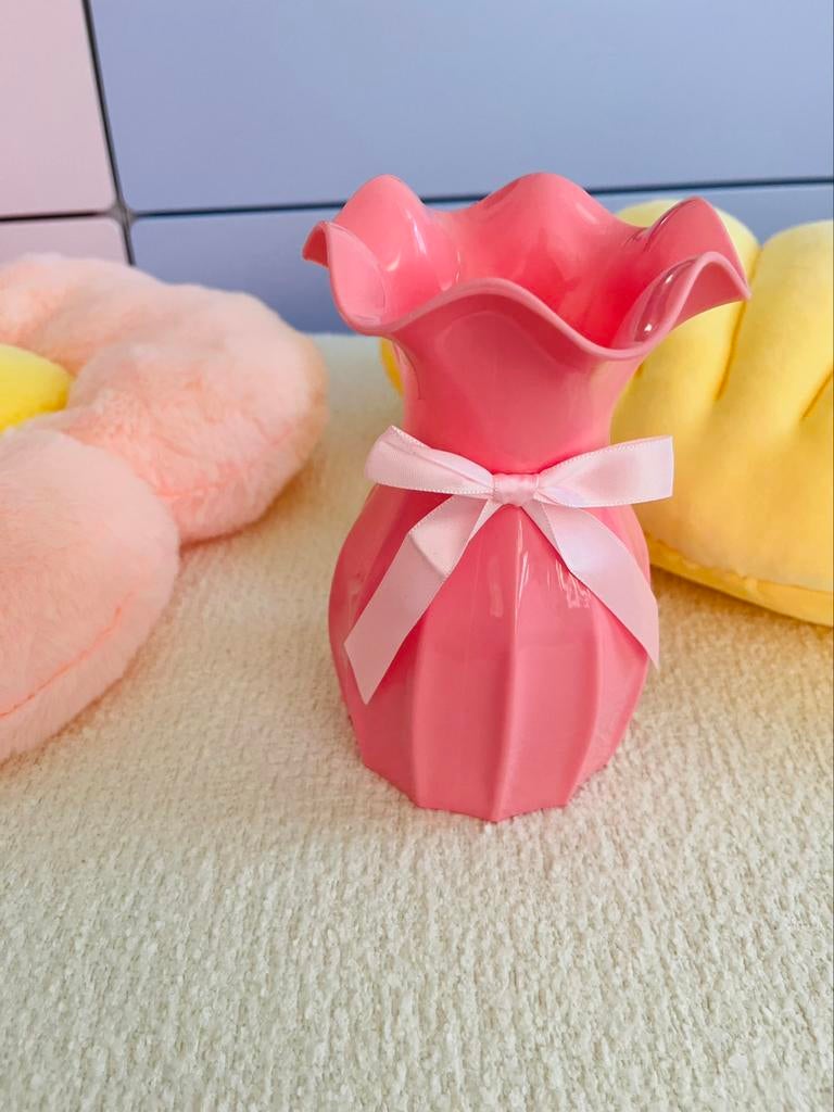 Vase rose plastique, Enlèvement ou Envoi