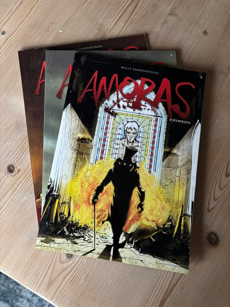3 strips: Willy Vandersteen - Amoras/Jerusalem/Krimson, Antiek en Kunst, Ophalen of Verzenden