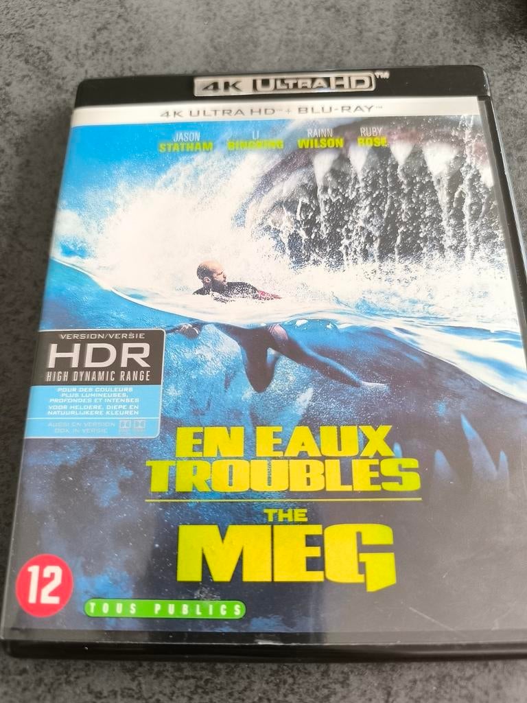 Blu ray + Blu ray 4k, En eaux troubles, CD & DVD, Enlèvement ou Envoi, Comme neuf