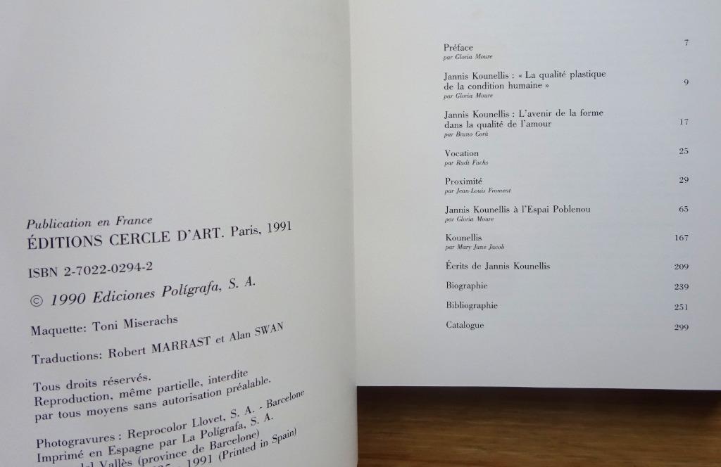 Jannis Kounellis, Cercle d'art, 1991 Monographie, Ophalen of Verzenden, Gelezen, Schilder- en Tekenkunst