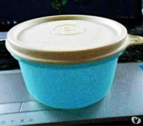 Tupperware : boîte de conservation, 300ml, Maison & Meubles, Cuisine| Tupperware, Enlèvement ou Envoi, Neuf, Bleu, Boîte
