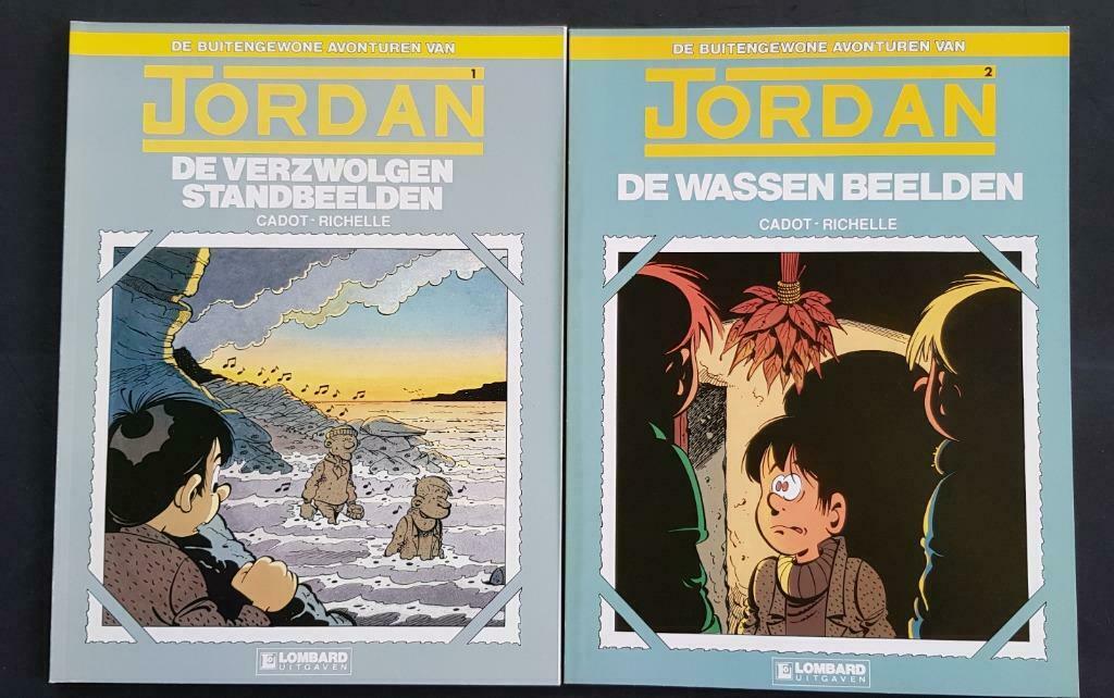 Strip Jordan Le lombard Cadot-Richelle, Plusieurs BD, Enlèvement, Comme neuf, Cadot Richelle
