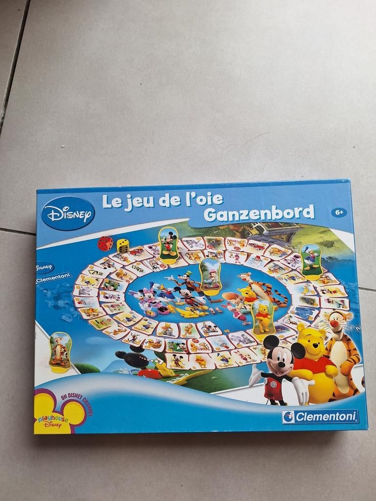 Disney Ganzenbord, Vijf spelers of meer, Ophalen of Verzenden, Gebruikt, Clementoni