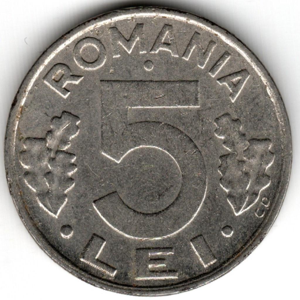 Roumanie : 5 Lei 1993 KM #114 Ref 16157, Enlèvement ou Envoi, Autres pays, Monnaie en vrac