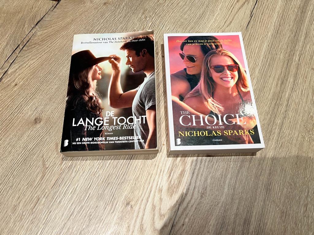 Nicholas Sparks - De Lange Tocht en The Choice, Ophalen, Gelezen, Nicholas Sparks