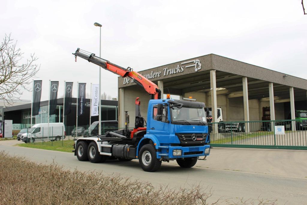Mercedes AXOR 2633 6x4 - 2009 - 344.500 km - containerwagen, Auto's, Vrachtwagens, Bedrijf, Te koop, Radio, Mercedes-Benz, Diesel