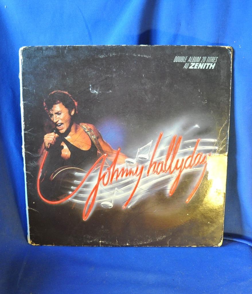 double disque vinyl 33 tours johnny hallyday   (x2033), Enlèvement ou Envoi, Utilisé, Pop rock