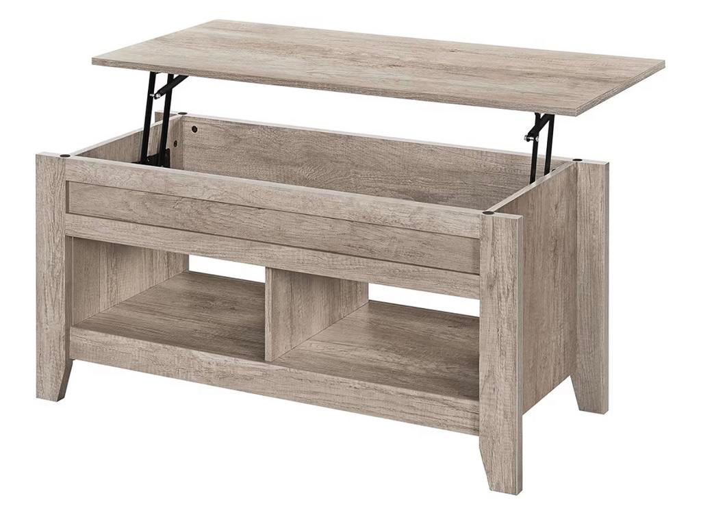 Table  basse avec plateau relevable, Enlèvement