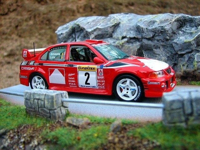 Mitsubishi Carisma GT #2 Loix, Monte Carlo 1999 - Skid, Ophalen of Verzenden, Zo goed als nieuw, Auto, Overige merken