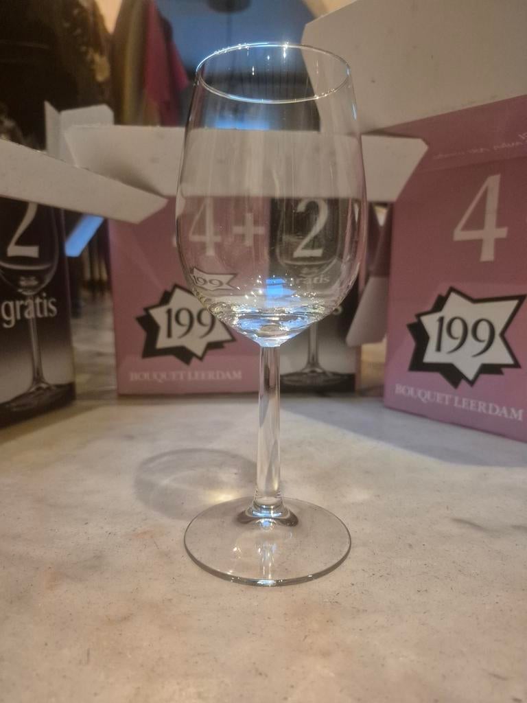 Set van 17 Bouquet Leerdam-glazen in goede staat., Ophalen, Zo goed als nieuw