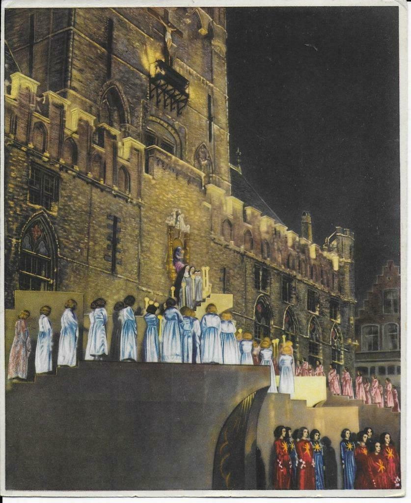 Belgische Folklore 84 Brugge het Heilig-Bloedspel op de groo, Verzenden