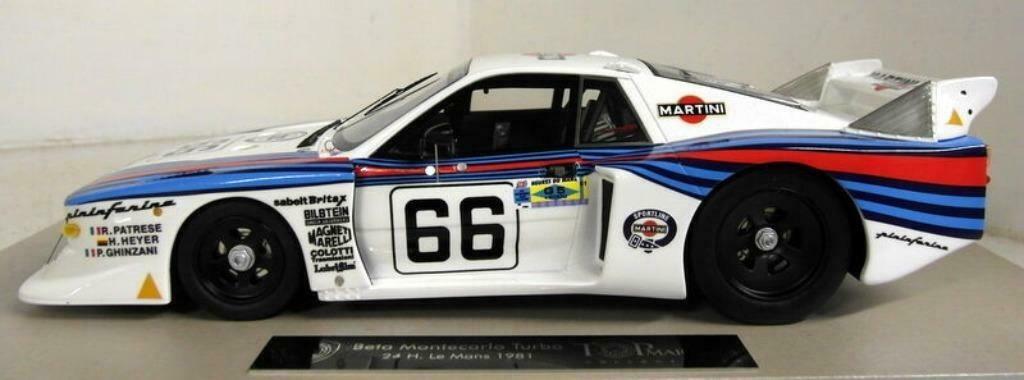 Lancia Beta Montecarlo Turbo Le Mans #66 1/18, Enlèvement ou Envoi, Comme neuf, Voiture, Autres marques