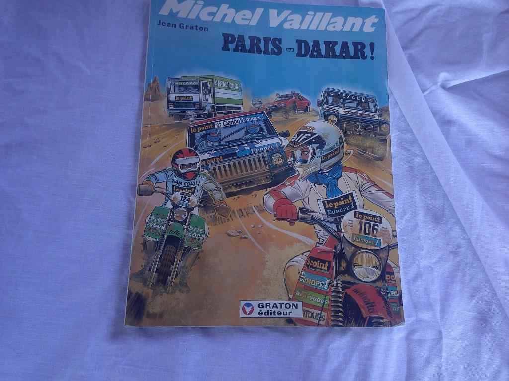Michel Vaillant  Parijs-Dakar oude strip, Ophalen
