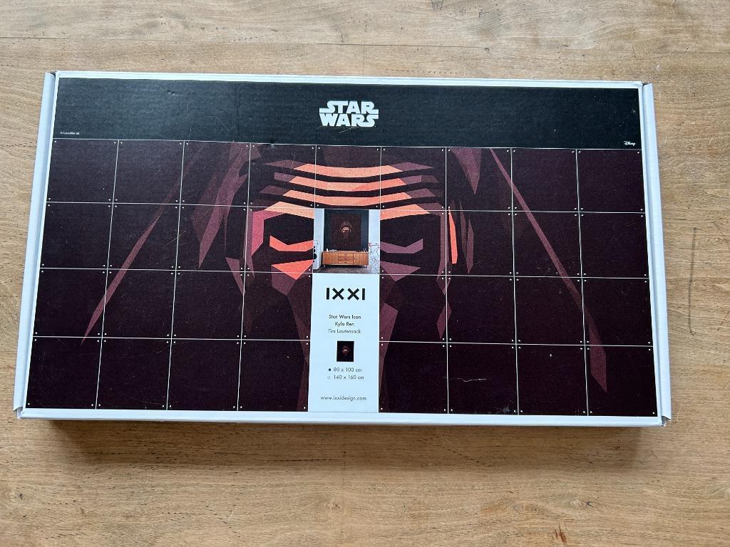 star wars collector  IXXI Kylo ren 80X100 cm, Enlèvement, Comme neuf
