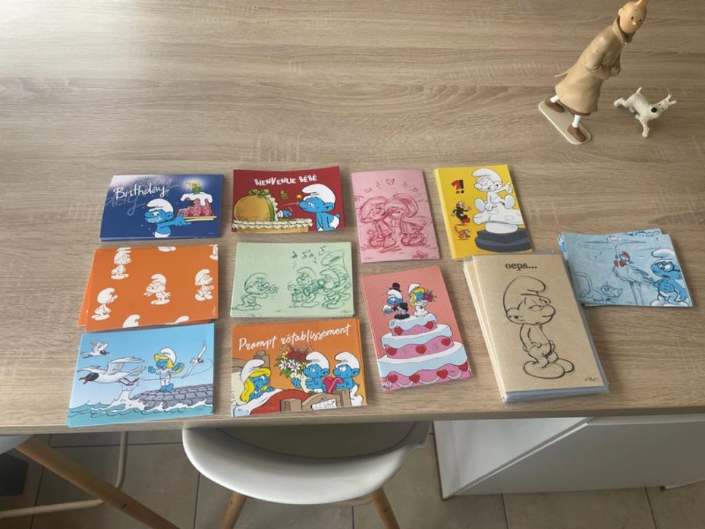 Gros lot de cartes postales schtroumpfs peyo, Enlèvement ou Envoi, Neuf, Différents Schtroumpfs, Autres types