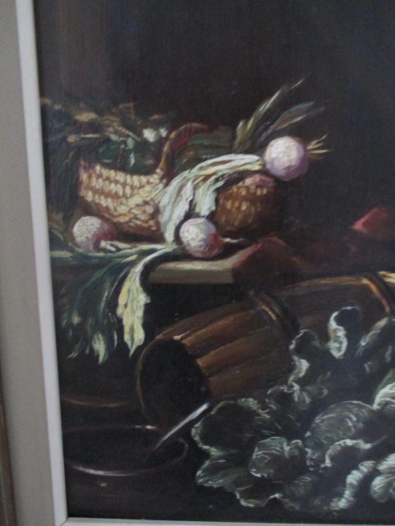 Schilderij op paneel - met monogramm, Antiek en Kunst, Ophalen