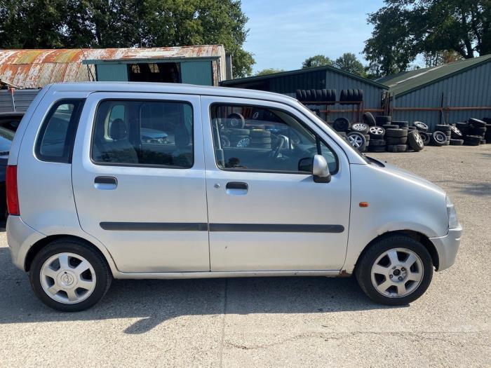 Portier 4Deurs rechts-achter van een Opel Agila (Z157), Gebruikt, Deur, Opel, Ophalen of Verzenden
