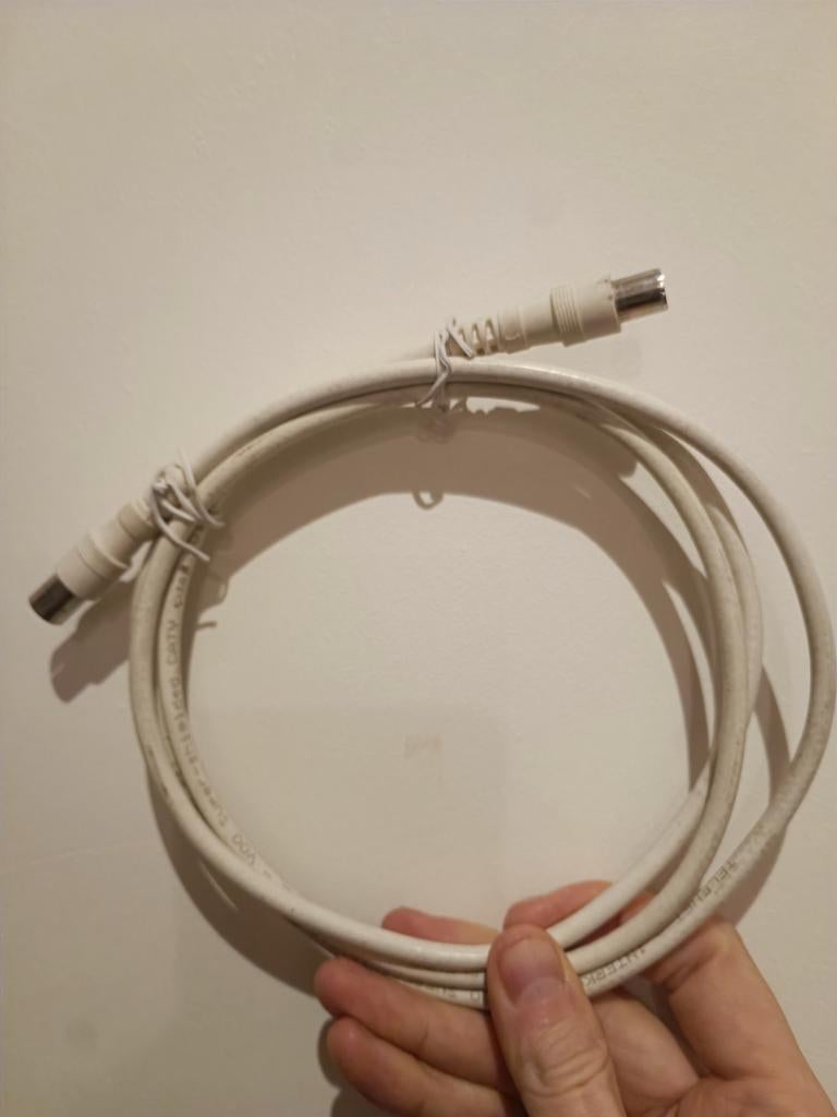 Coax kabel voor TV, Ophalen, Zo goed als nieuw