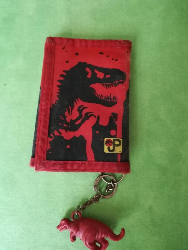 JURASSIC PARK KINDERPORTEFEUILLE ORIGINEEL + HANGER, Ophalen of Verzenden, Gebruikt