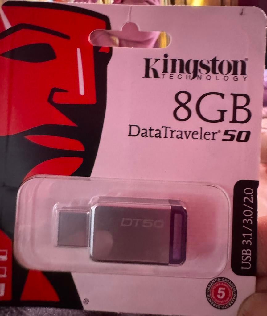 Clé USB KINGSTON 8 GO NEUVE, Informatique & Logiciels, Enlèvement, Neuf, 8 GB