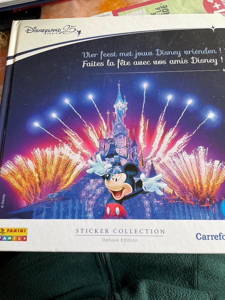 Album stickers Panini/ Carrefour /25 ans Disneyland Paris, Collections, Autres supermarchés, Enlèvement ou Envoi