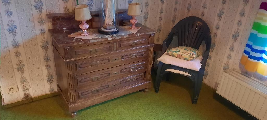 Gratis antieke kast, 5 laden of meer, Ophalen, Gebruikt, Antiek