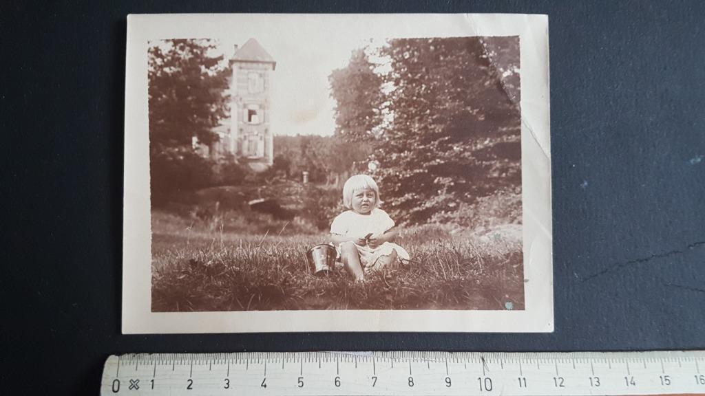 Photo Auderghem Auderghem Villa avec tour (9x12cm), Enlèvement ou Envoi, Avant 1940, Photo, Utilisé