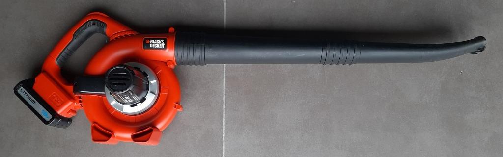 Bladblazer Black & Decker GWC1800L - 18V Li-Ion, Tuin en Terras, Bladblazers, Ophalen, Zo goed als nieuw, Black&decker, Accu