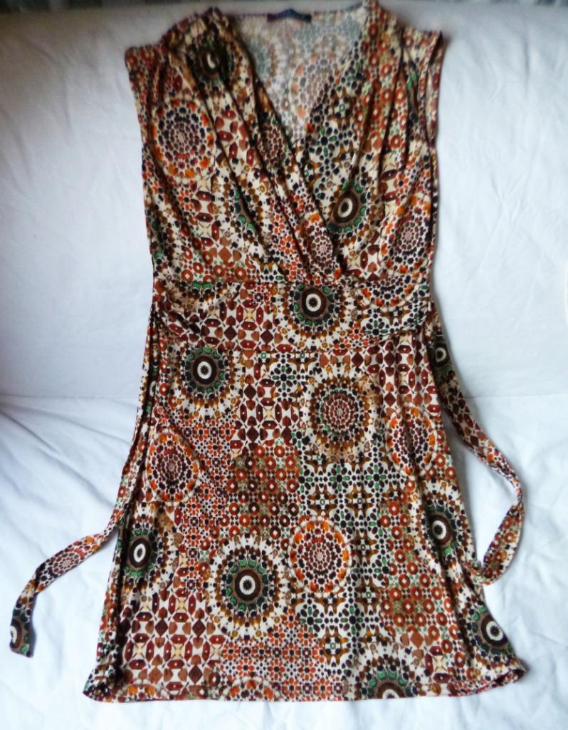 Zomerjurk met vrolijk motiefje. One size., Enlèvement ou Envoi, Autres couleurs, Au-dessus du genou, Esperence Paris