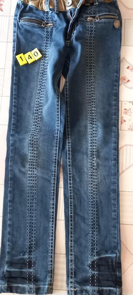 jeans broek carbone maat 140, Kinderen en Baby's, Broek, Meisje, Carbone, Ophalen of Verzenden