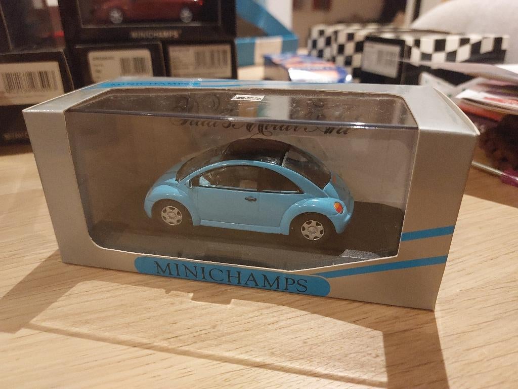 Minichamps VW Concept car saloon 1994 Blue 1/43, Enlèvement ou Envoi, Neuf, Voiture, MiniChamps